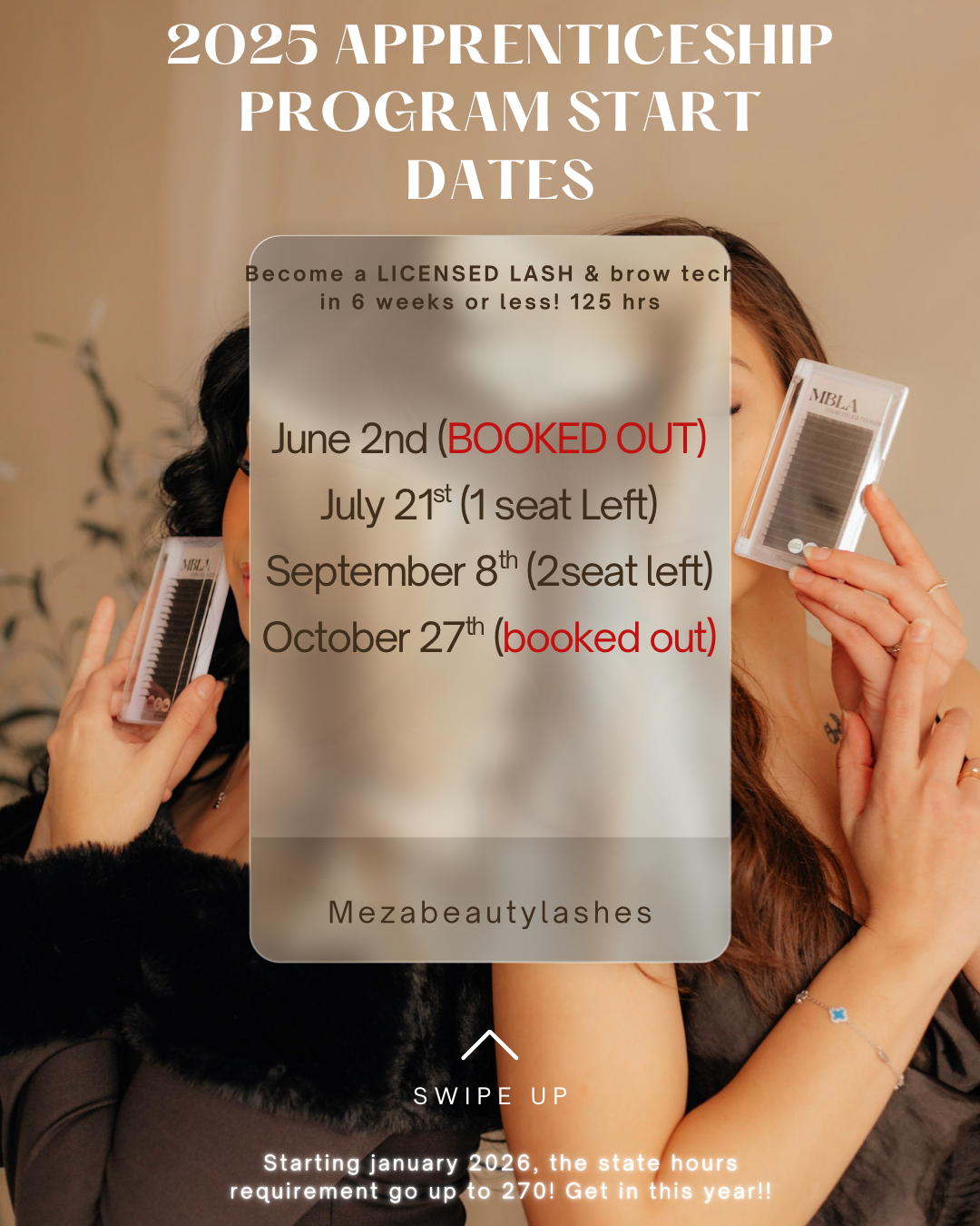 BECOME A LICENSED LASH & BROW TECH IN THE STATE OF UTAH IN 4-6 WEEKS!