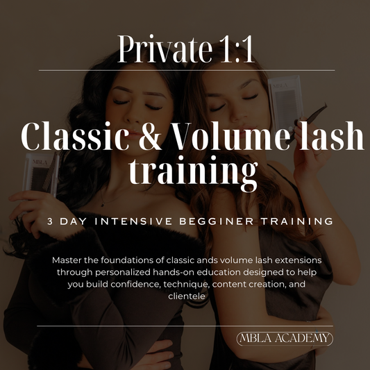 Private 1:1 Classic & Volume Lash Training
